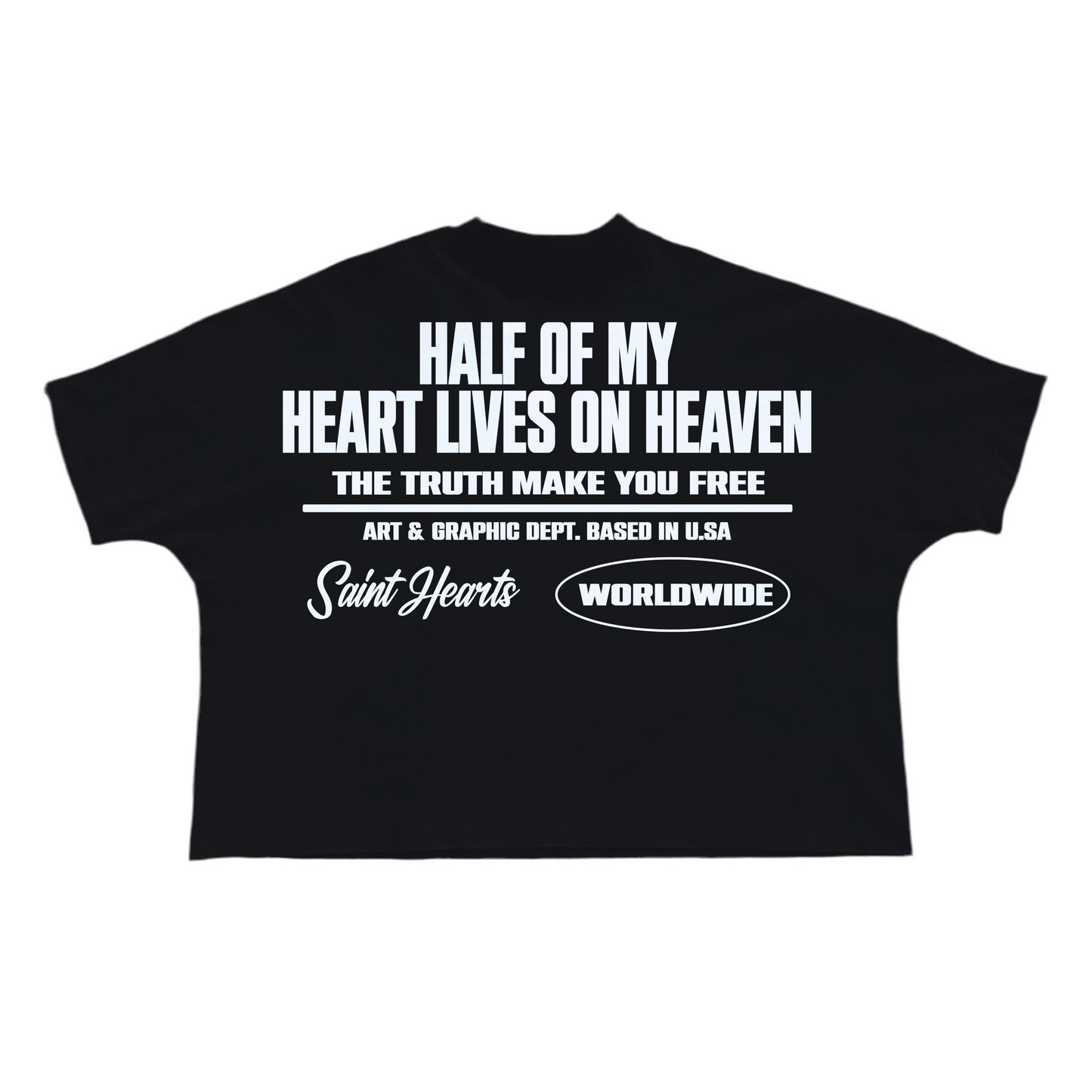 Heart in heaven Cropped tee